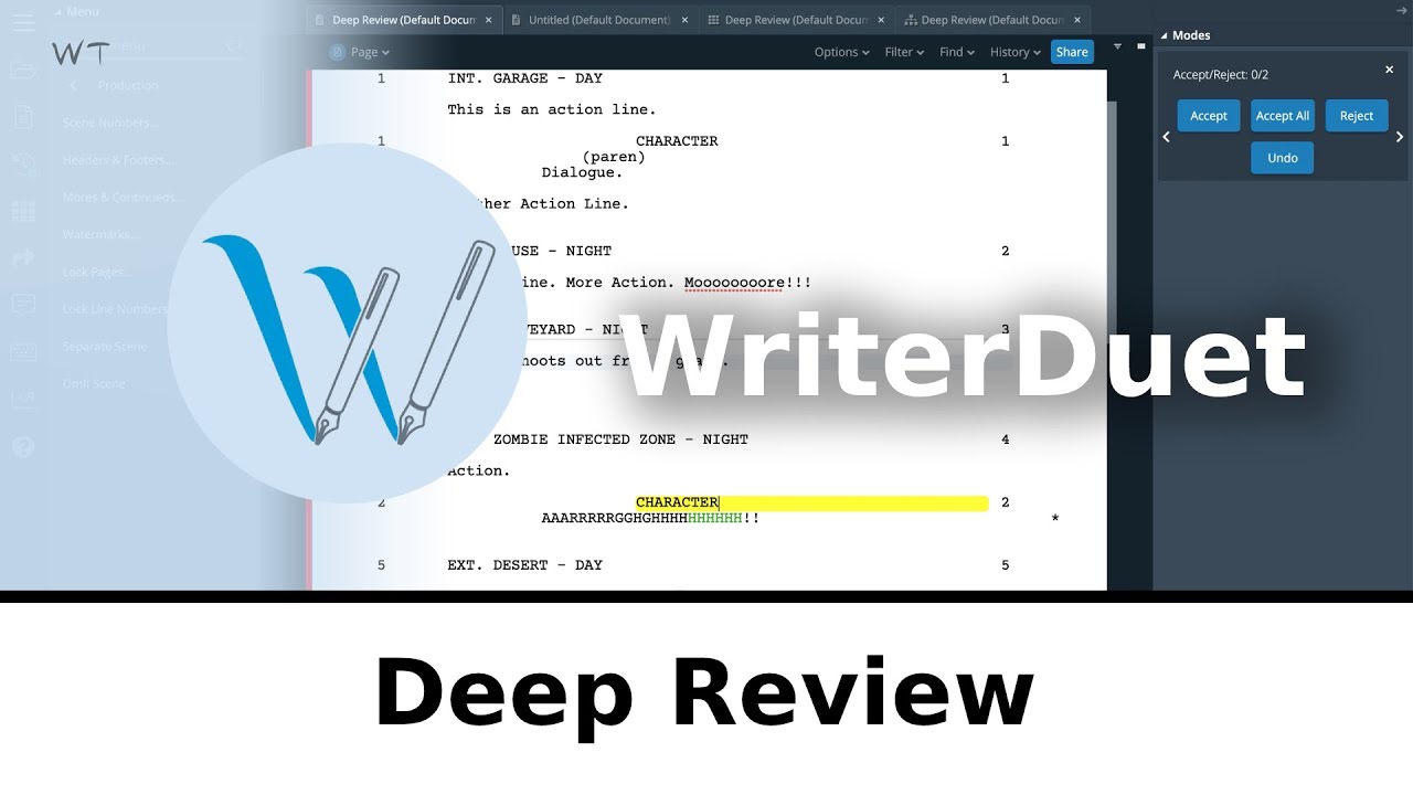 WriterDuet Deep Review