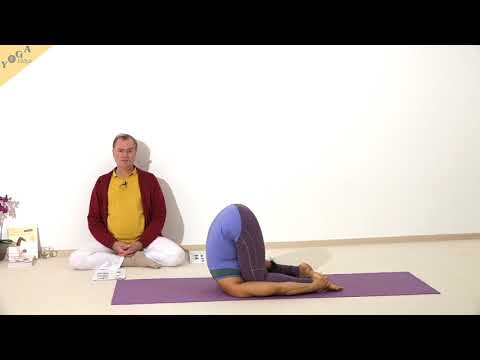 Ohr-Knie-Pose - Yoga Asana Lexikonn