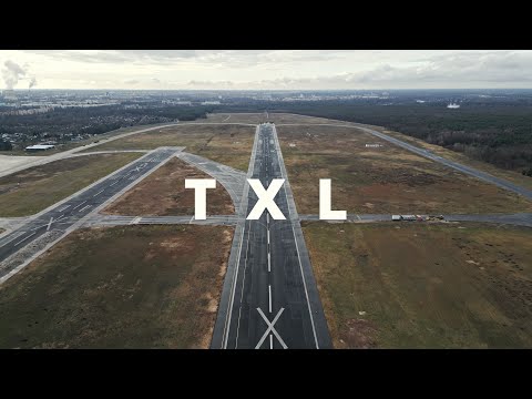 Berlin Tegel Airport TXL - 4K Drone Video Film
