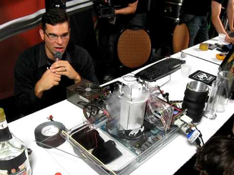 Liquid Nitrogen cooling AMD Phenom II CPU
