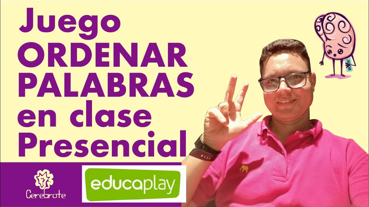 Juego de ordenar letras en clases presenciales o híbridas con Cerebrote y @Educaplay #Gamificación