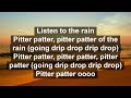 The Beach Boys - Pitter Patter (karaoke, 1970's track & backing vocals version)