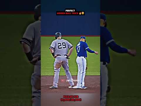 The hidden ball trick 😤😤😤! Edit made by Jacob Weissman! #MLB #shirts #fyp #fypviralシ