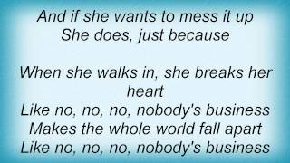 The Click Five - Nobody's Business Lyrics