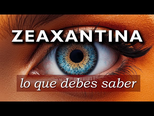 Vídeo relacionado con Luteina con Zeaxantina Ojos. Luteina, 60 Compr con Lutein, Vitamina E, A, Zinc, Ginkgo Biloba y Vid Roja. Vitaminas para la Vista (VISTALTOP)