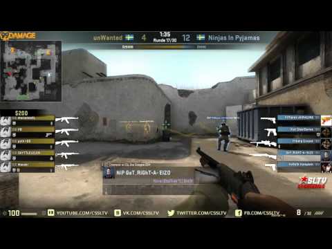 UnWanted vs. Ninjas in Pyjamas | Gruppe A, SLTV StarSeries XI | (de_dust2)
