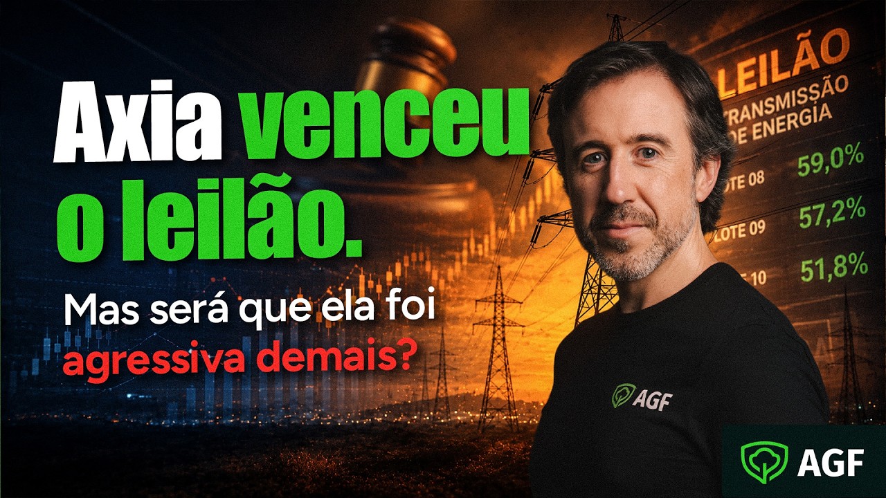 Axia (AXIA3) raspou o leilão de transmissão de energia! Entenda