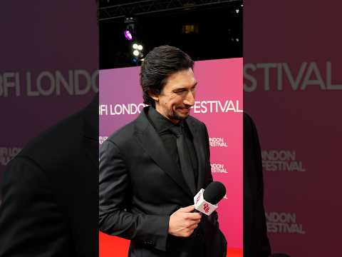Adam Driver admires James Gray’s work on the LFF carpet for Paper Tiger