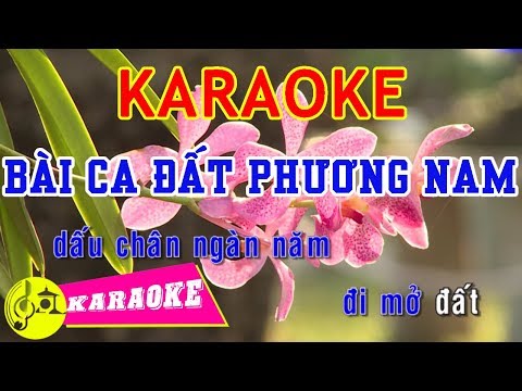 Mix - Bài Ca Đất Phương Nam Karaoke || Beat Chuẩn