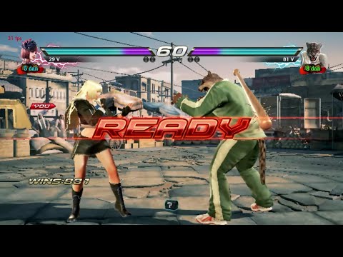 08 Anna Willians vs King - Tekken 7 ( Uchiha x24 ) Gameplay PC