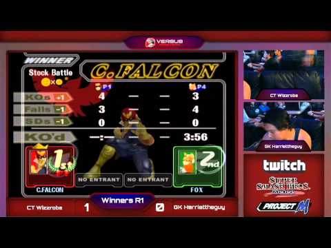 Simply Smashing- Winners R1- CT|Wizzrobe (C.Falcon) vs GK|Harriettheguy (Fox) SSBM