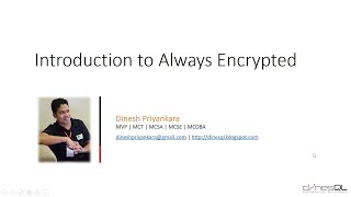 Introduction to SQL Server Always Encrypted