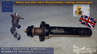 Mercedes R107: Naprawa zaworu ogrzewania (mono/duo)