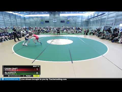 88 Lbs Placement Matches (8 Team) - Cason Craft, Oklahoma Red GR Vs Eli Schultz, Minnesota Blue 05