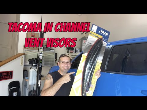 RobMotive | Tacoma In Channel Vent Visors