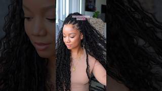 BOHO LOCS🔥 #hairtutorial #boholocs #protectivehairstyles #viral #naturalhair #crochetbraids