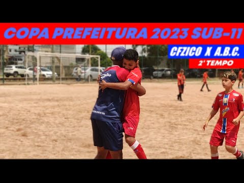 JOGÃO DE BOLA NO 2' TEMPO DA SEMIFINAL DA COPA PREFEITURA DE FUTEBOL AMADOR DE JUIZ DE FORA - SUB-11