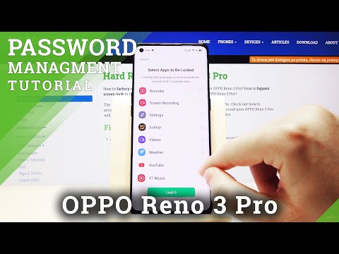 How to Secure Apps in OPPO Reno 3 Pro – Add Password to Applications