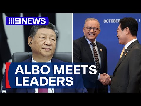 PM comes face to face with China at the APEC summit | 9 News Australia