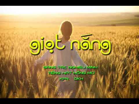Giọt nắng - Hồng Mơ
