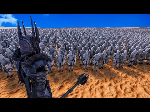 SAURON VS 1 MILLION GONDOR ARMY - UEBS 2 | BATTLE SIMULATOR 2