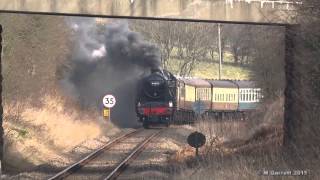 preview picture of video 'LMS Black Five 44871 in the Esk Valley'