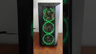 NW 02D 4 Adet Kumandalı RGB Işıklı Fanlı Oyuncu Gamer Bilgisayar Kasası Temper C
