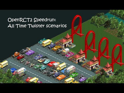 OpenRCT2 Speedrun: All Time Twister scenarios in 1:07:41