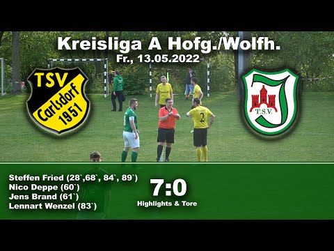 +++ Kreisliga A Hofg./Wolfh. +++ TSV Carlsdorf - TSV Immenhausen II