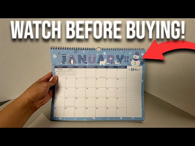 Vídeo relacionado con Finoly Calendario 2026 Pared Julio 2026 Diciembre 2027 (18 Meses) | Calendario Mensual 2026 | Calendario Pared 2026 | Almanaque 2026 con Cuelga Fácil