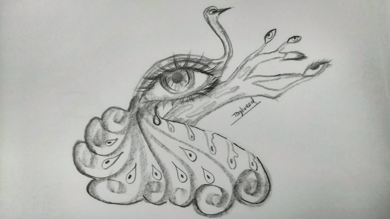 surrealism Art | How to Draw a Surrealism Art Drawing for Beginners |Easy Surrealism Drawing Idea