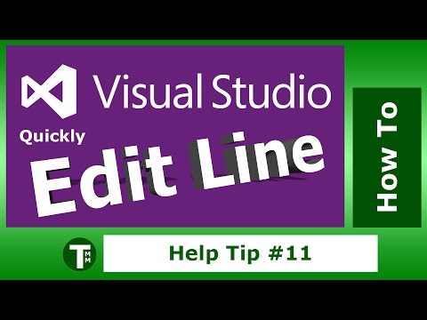 Visual Studio 2013 Tip 11 : How to cut or delete the current line, Select Edit Paste