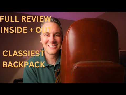 Best EDC LEATHER Backpack! | Satchel and Page Review