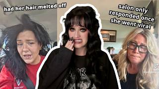 salon ruins her hair then ghosts her - tiktok drama
