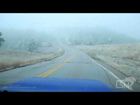 01-18-2023 Rapid City, SD - Freezing Fog Scenic Drive POV