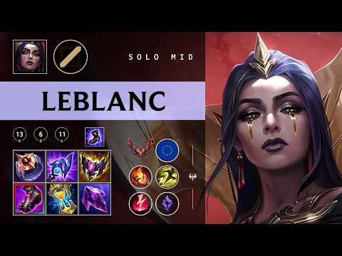 LeBlanc Mid vs Ryze - EUW Grandmaster Patch 26.04