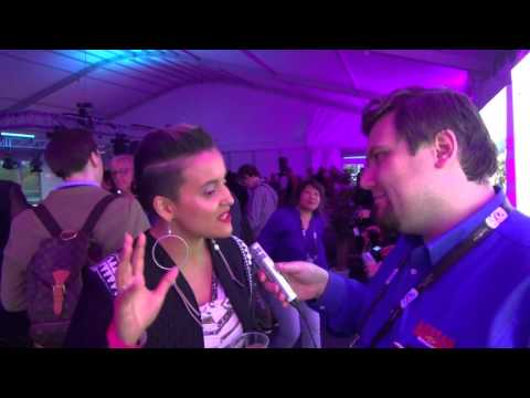 ESCKAZ in Stockholm: Interview with Sandhja (Finland) (at Nordic party)