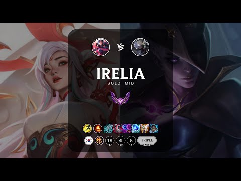 Irelia Mid vs Diana - KR Master Patch 13.6