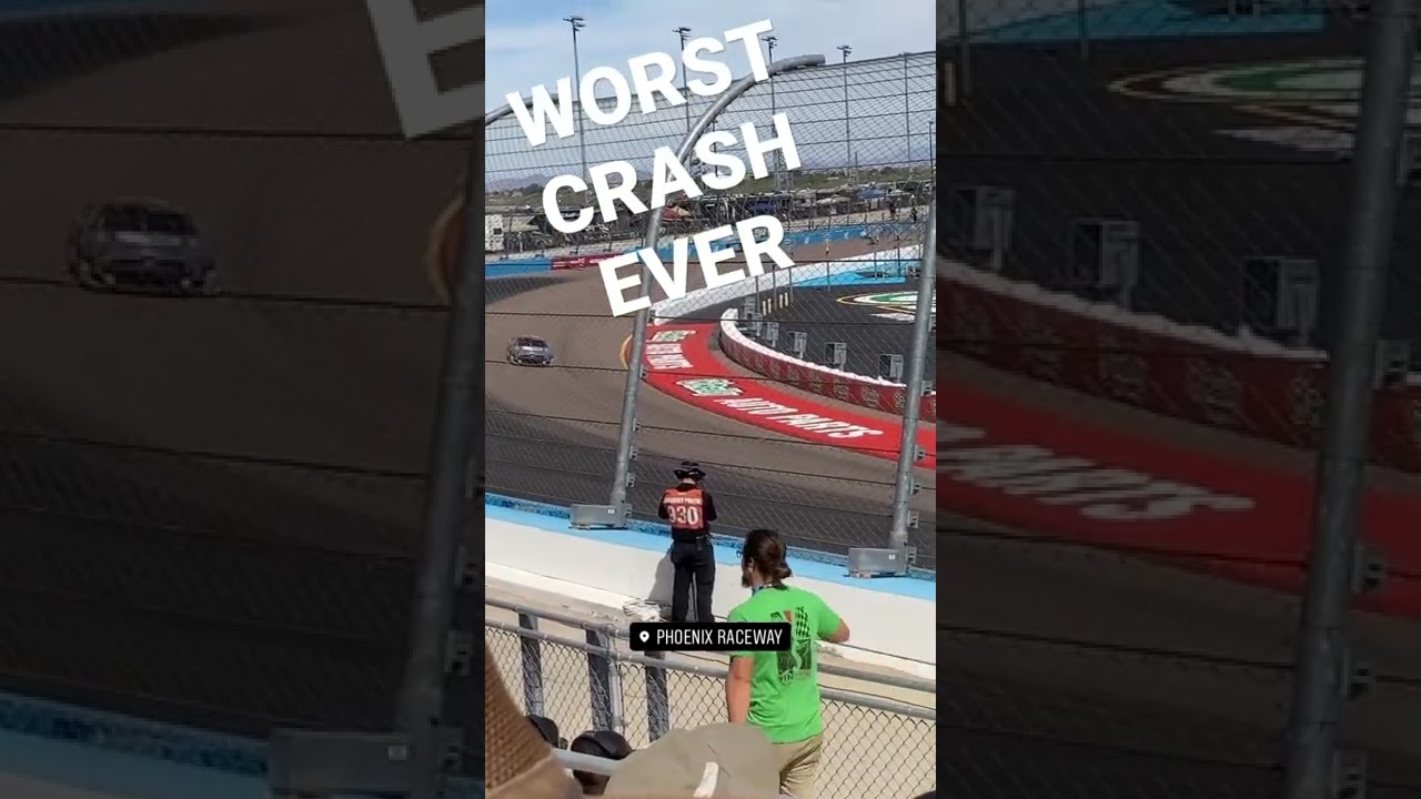 Worst NASCAR car crash ever recorded on video! #NASCAR #carcrash #shorts #NSFW #crash