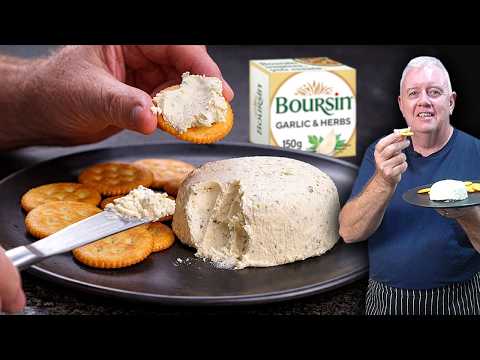 Make Boursin Cheese at Home in 5 Minutes Better Than Store Bought Recipe - American | Easy | Serves 4 Make Boursin Cheese at Home in 5 Minutes Better Than Store Bought - American recipe that serves 4 people. A easy difficulty cooking recipe converted from YouTube video with complete ingredients and step-by-step instructions.
