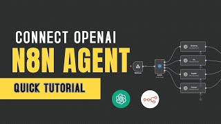 Connect openai to n8nAI Agent | Tutorial