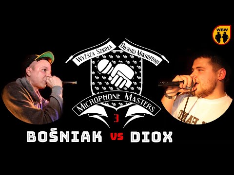 Bośniak 🆚 Diox 🎤 Microphone Masters 3 (freestyle rap battle)