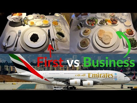 What's the REAL Difference Between Emirates A380 First and Business Class?
