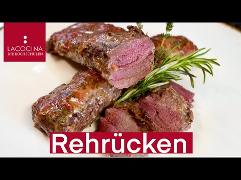 Rosa gebratener Rehrücken- einfach und schnell zubereitet | Rezept | La Cocina