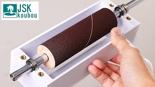 ベルト駆動型のサンディング加工機を作ろう！