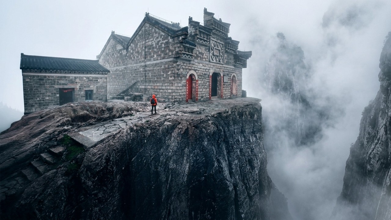 Hidden on the Cliff: China's Most Secret Sky-Homes. Who Lives Here?