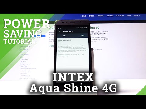 How to Activate Power Saving Mode INTEX Aqua Shine 4G – Battery Settings
