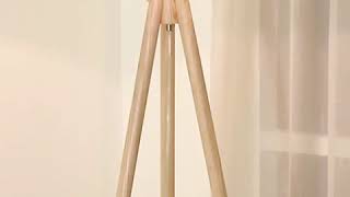 Đèn cây đọc sách trang trí góc sofa phòng khách bằng gỗ cực sang trọng