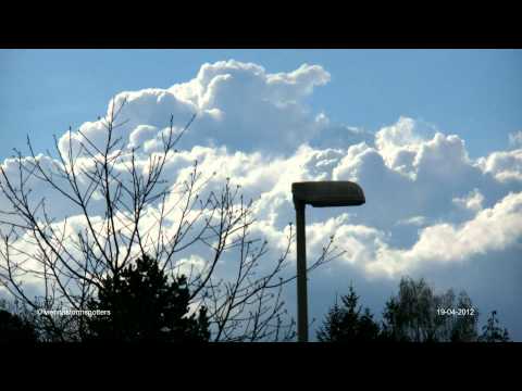 Development of storm cells 19-04-2012 timelapse