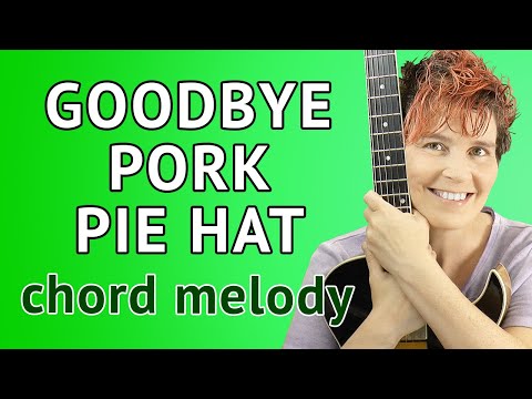 Goodbye Pork Pie Hat Solo Guitar Lesson (Chord Melody)